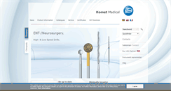 Desktop Screenshot of kometmedical.de