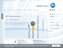 Tablet Screenshot of kometmedical.de